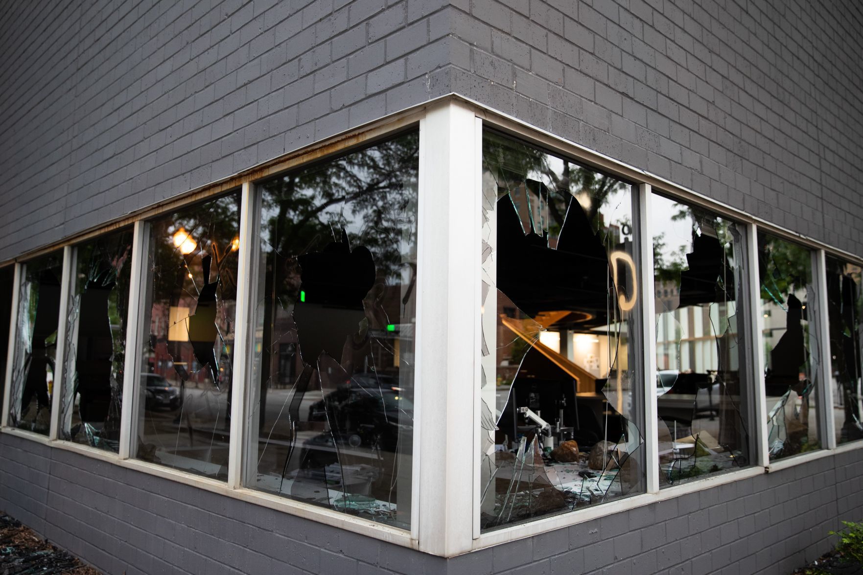 Protest Damage